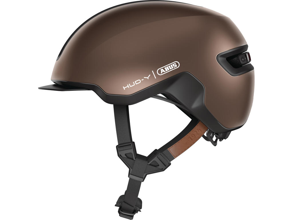 Hud Y   Cykelhjelm   Str. 51 55 Cm   Metallic Copper fra Abus