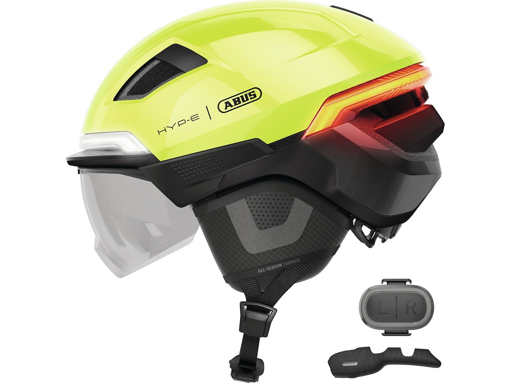 Hyp E Bl.ace   Cykelhjelm   Signal Yellow   Str. M   54 58 Cm fra Abus