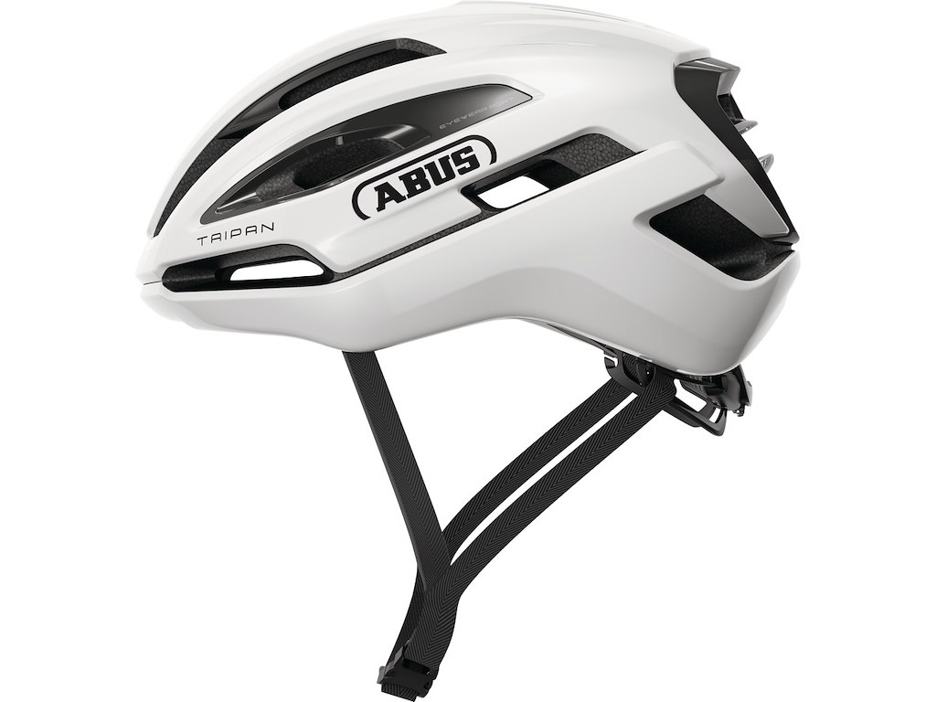 Taipan   Cykelhjelm   Shiny White   Str. S   51 55 Cm fra Abus