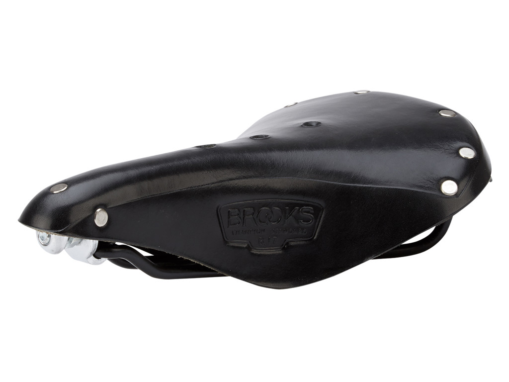 Cykelsadel   B17 Læder Retro Herre Sort fra Brooks