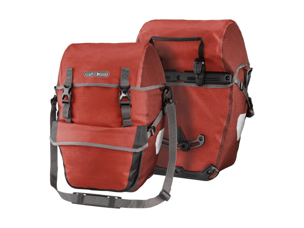 Bike Packer Original Ql2.1 Plus   Cykeltasker 2x 21 Liter   Rød fra Ortlieb