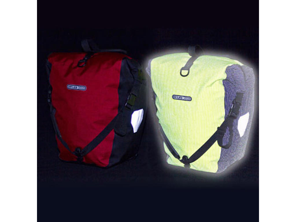 Back Roller High Visibility   Gul Sort   20 Liter fra Ortlieb