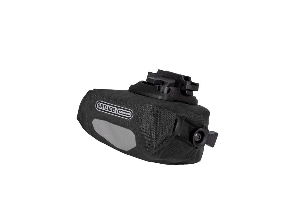 Micro Two   Sadeltaske   0,5 Liter   Mat Sort fra Ortlieb