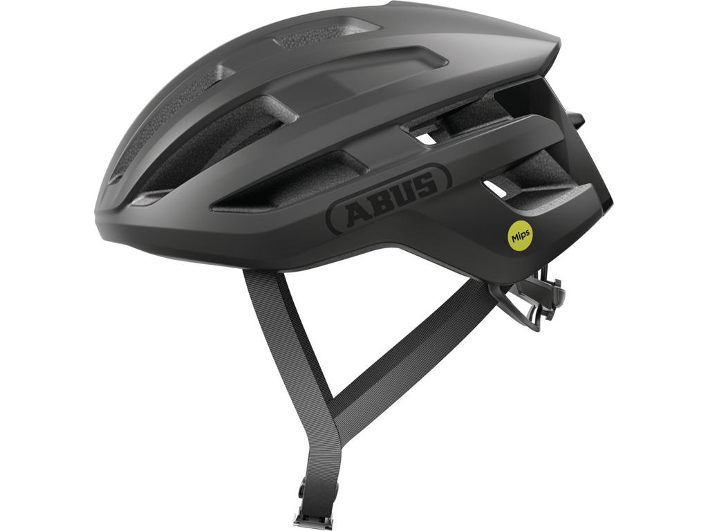 Powerdome Mips   Cykelhjelm   Mat Sort   Str. L fra Abus