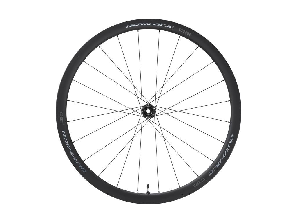 Dura Ace C36   Forhjul Carbon 700c   Tubeless   Disc   E Thru fra Shimano