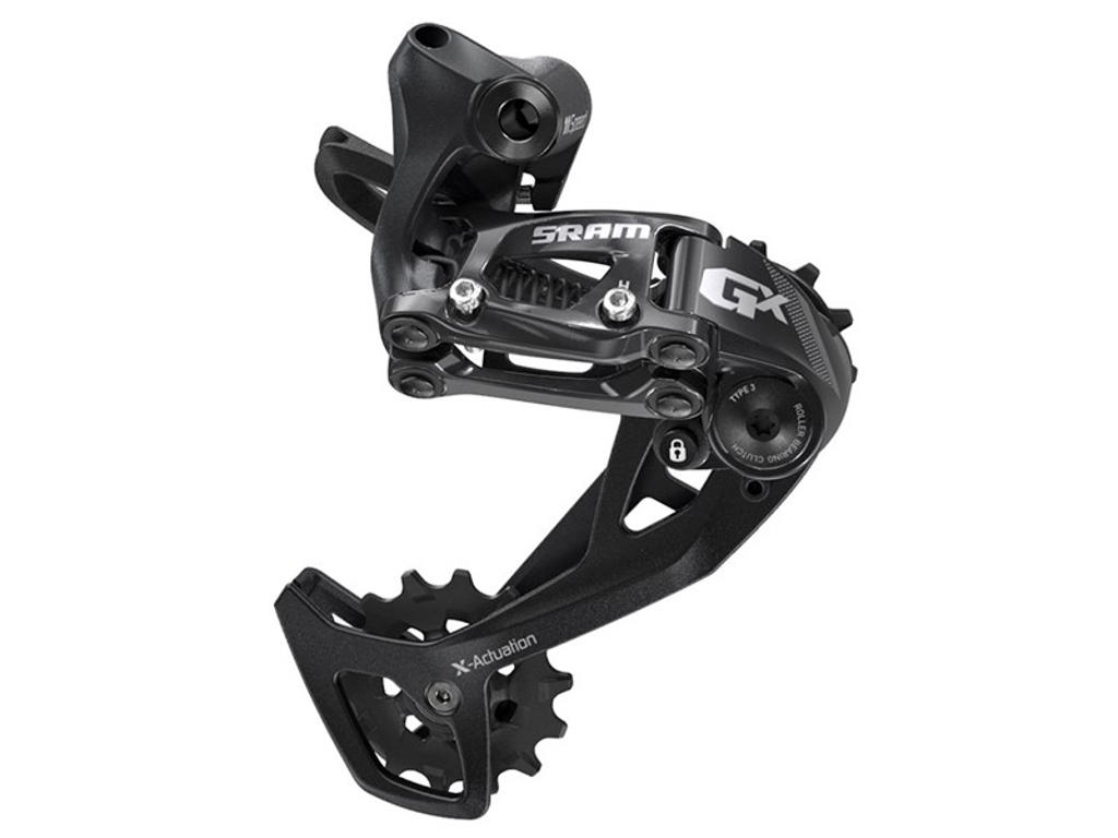 Gx Bagskifter   2x11 Speed   Long Cage   Sort Grå fra Sram