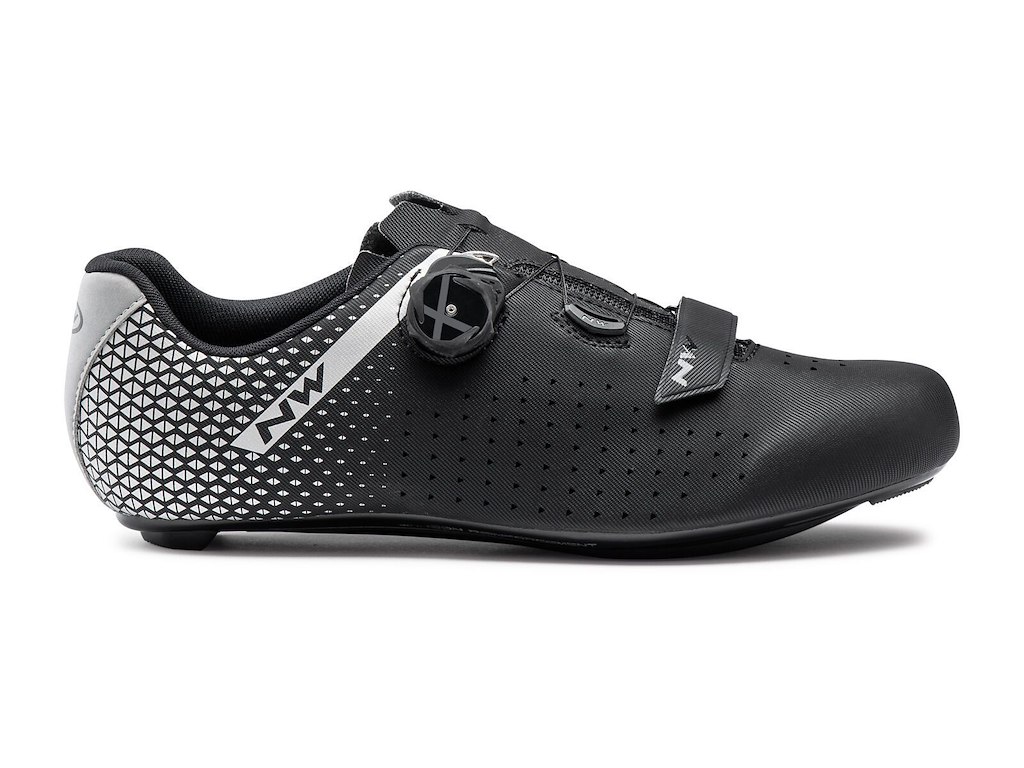 Core Plus 2   Cykelsko   Sort Sølv  44,5 fra Northwave
