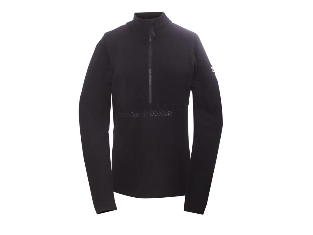 Trollebo   Fleecetrøje   Half Zip   Dame   Sort   S fra 2117 Of Sweden
