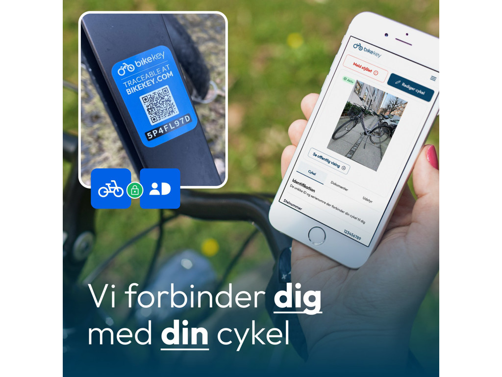 Beskyt Din Cykel Og Gør Den Digital   Cykelregistrering Med Mitid fra Bikekey
