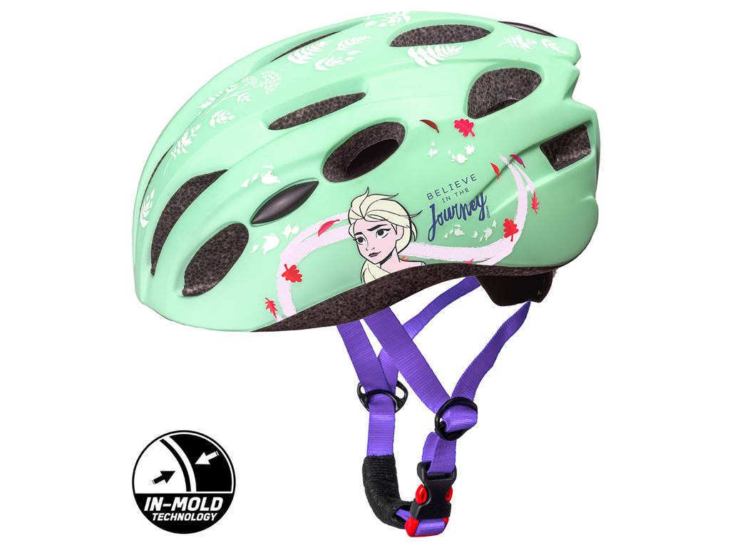 Frozen Ii   Cykelhjelm Med In Mold   Mint    Str. 52 56 Cm fra Seven