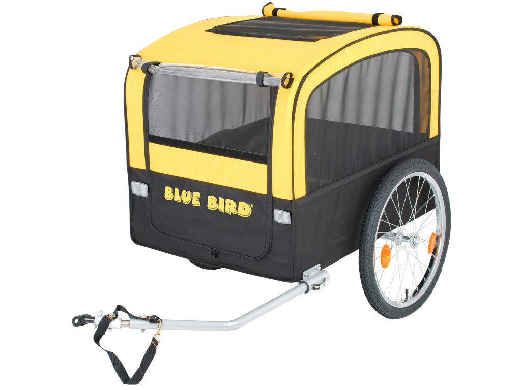 Hundetrailer 20"   Sort Gul fra Point