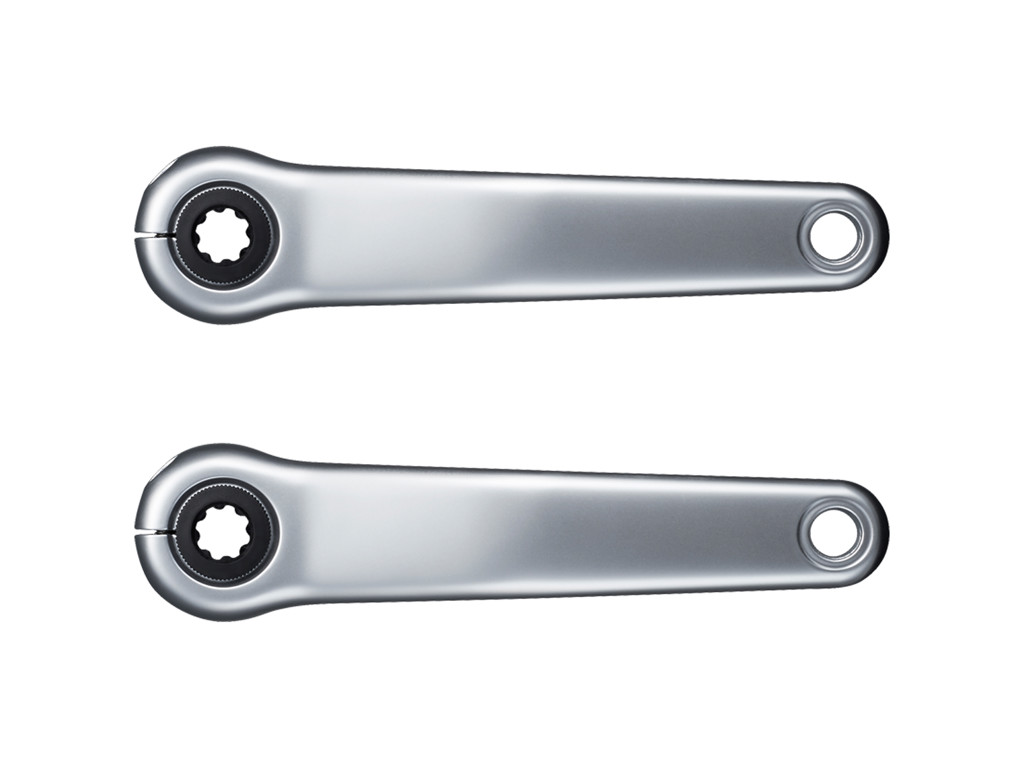 Steps   Pedalarmset Fc E6100 Sølv   175 Mm   Uden Klinge fra Shimano