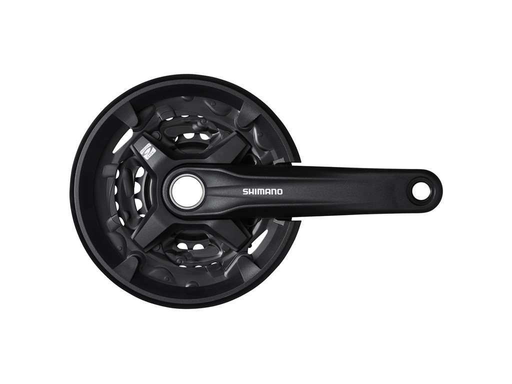 Fc Mt210 3   Kranksæt Til 3 X 9 Gear   40 30 22 Tands   170mm   Med Chain Guard fra Shimano