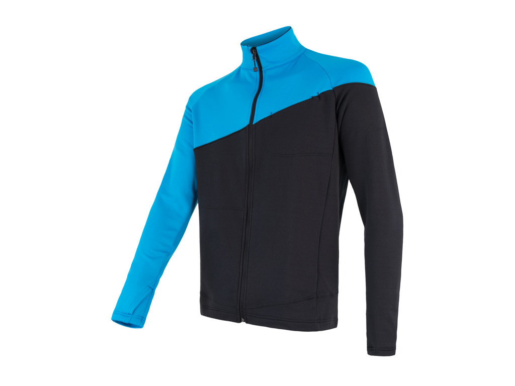 Tecnostretch Fz Jacket   Fleecejakke   Herre   Blå Sort   Str. M fra Sensor