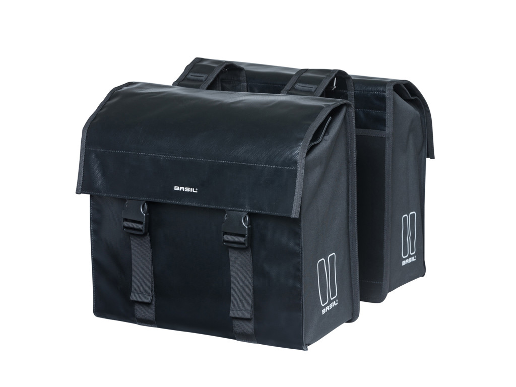 Urban Load   Cykeltaske   Double Bag   48 53 Liter   Black fra Basil