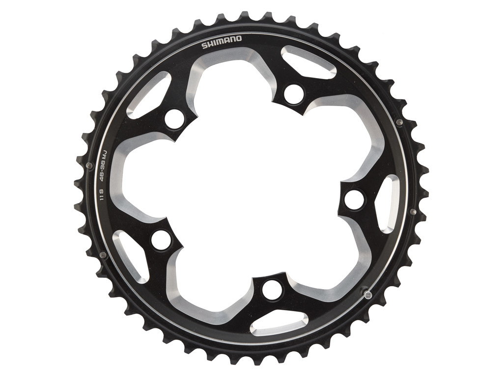 46 Tands Klinge Road   Bcd110   Sort   Fc Rs500 fra Shimano