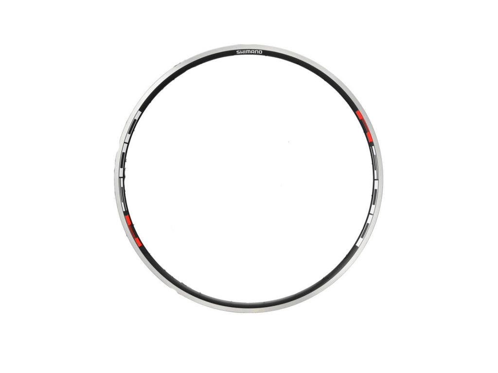 Wh R501a   Fælg   700c (622x15c)   Med 24 Egerhuller   Sort Rød fra Shimano