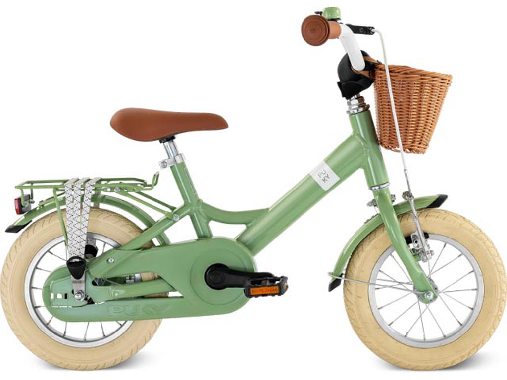 Youke Classic 12   Børnecykel Fra 3 år   Retro Grøn fra Puky