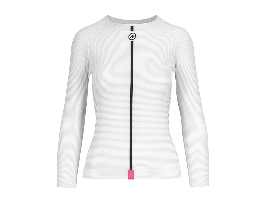 Womans Summer Ls Skin Layer   Body Insulator   Holy White   Str. Xs S fra Assos