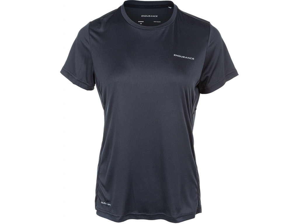 Milly   T Shirt M. Korte ærmer   Dame   Black    Str. 38 fra Endurance