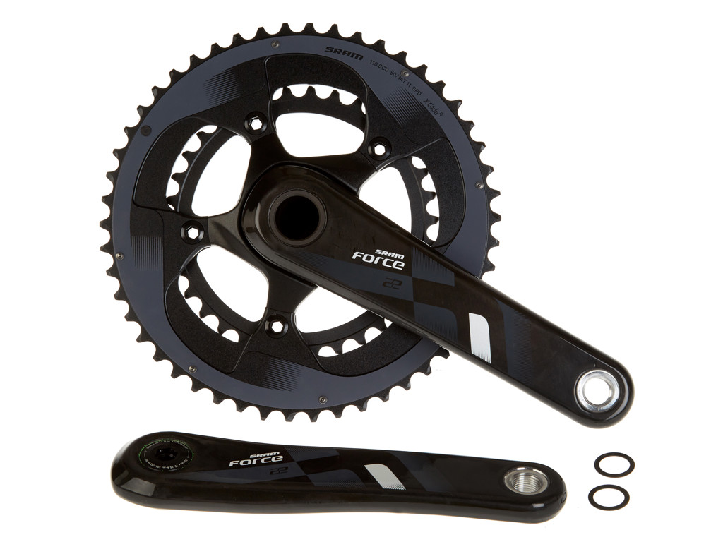 Kranksæt   Force 22 Compact 50 34 175 Mm Gxp fra Sram