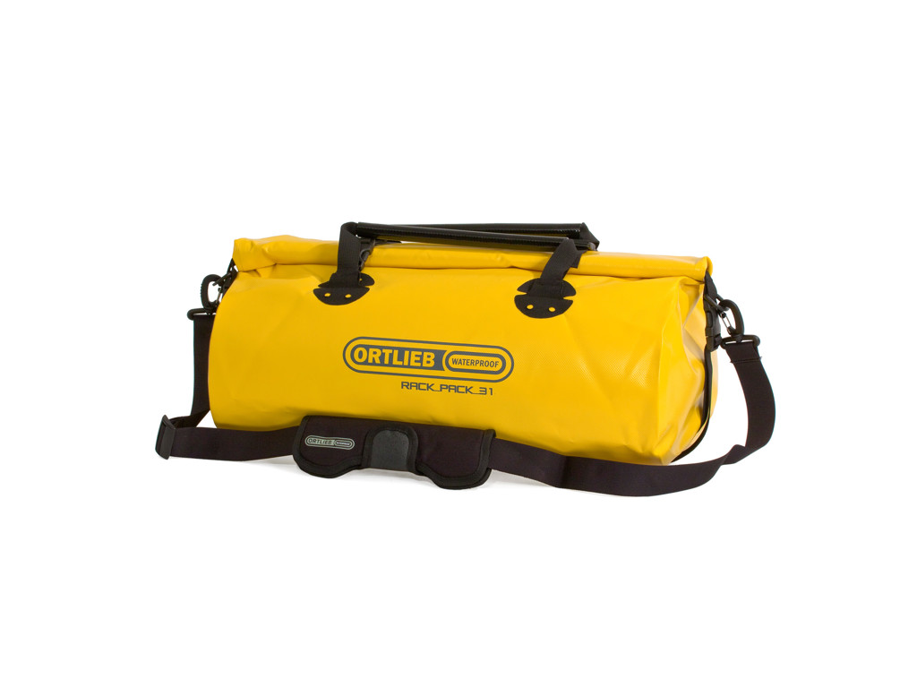 Rack Pack   Rejsetaske   Gul Sort 31 Liter fra Ortlieb