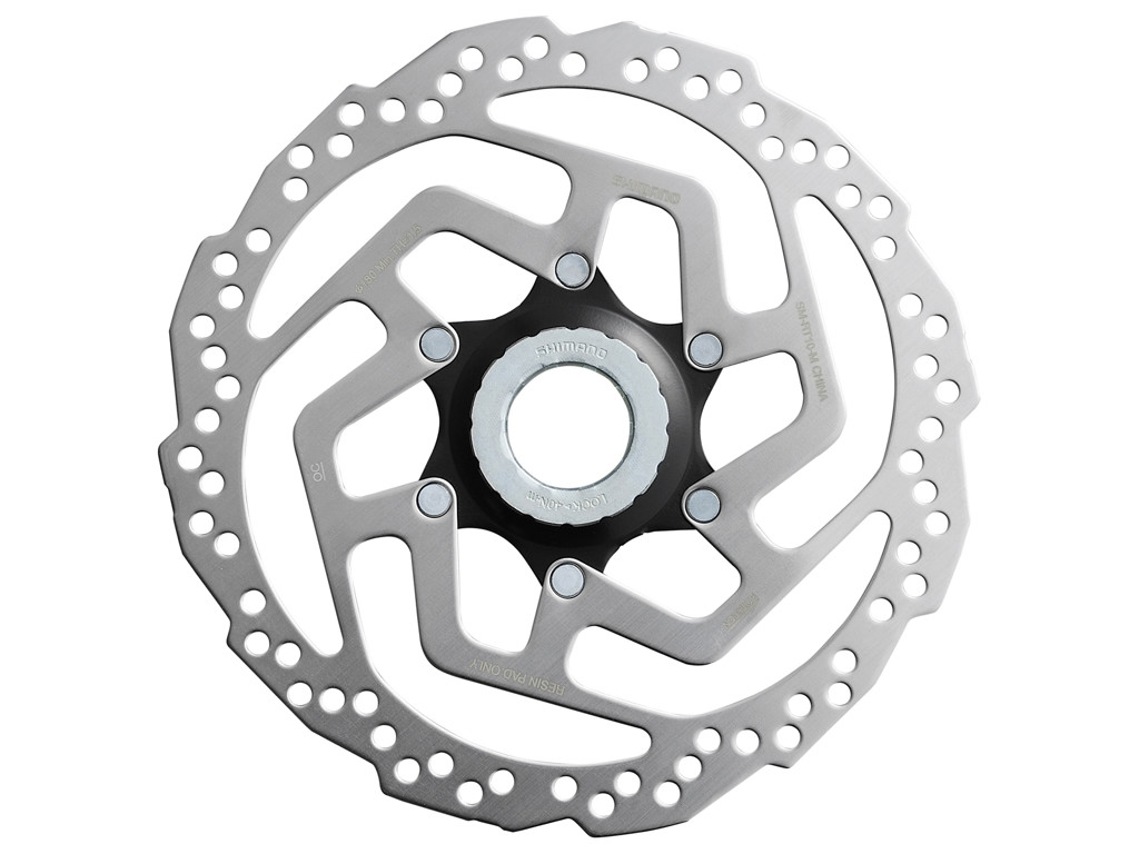 Turney   Rotor For Skivebremse 180mm Til Center Lock fra Shimano