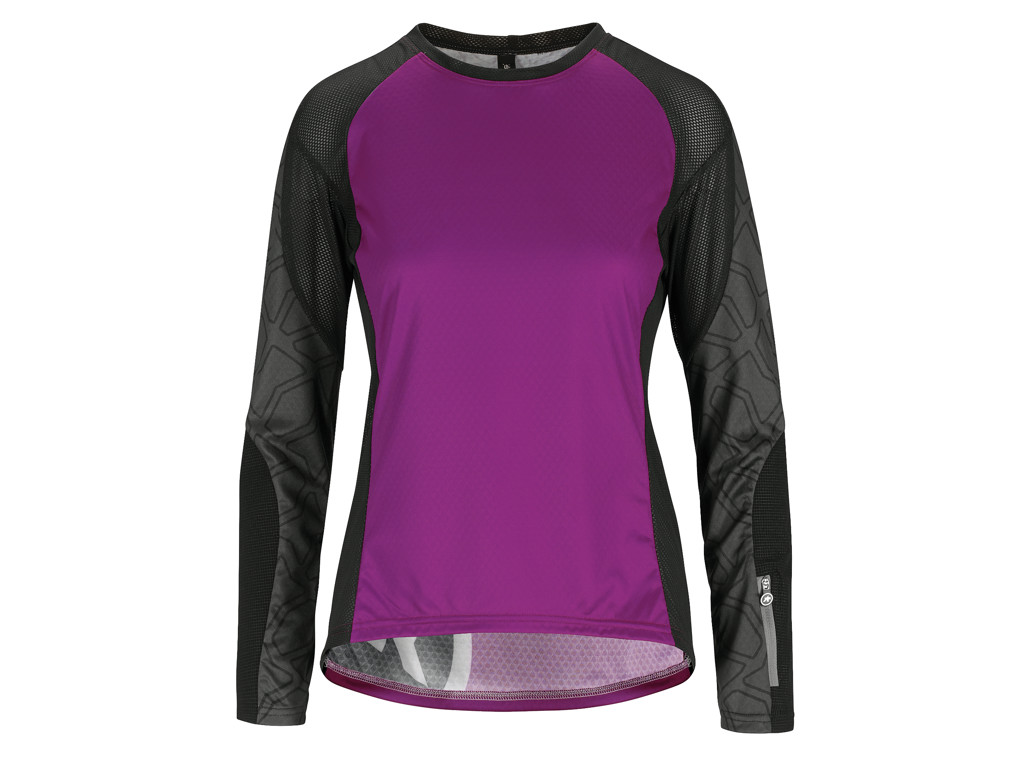 Trail Womens Jersey   Dame Mtb Cykeltrøje Med Lange ærmer   Lilla   Str. Xlg fra Assos