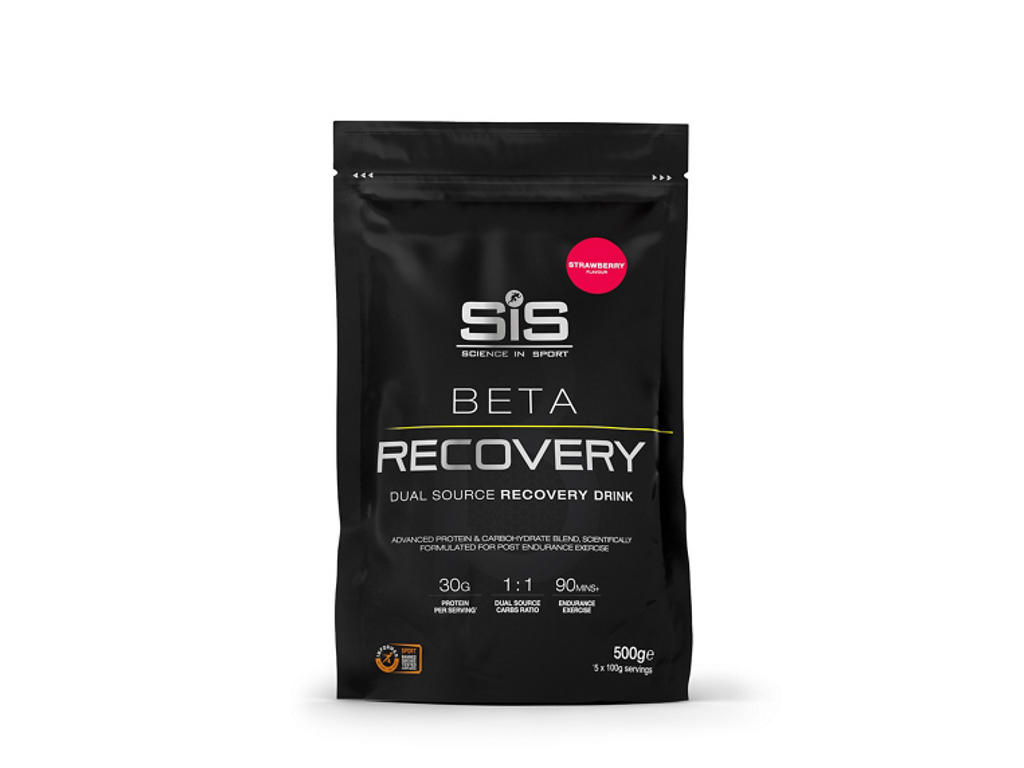 Sis Beta Fuel Recovery Jordbær Pulver 500 Gram fra Sis Science In Sport