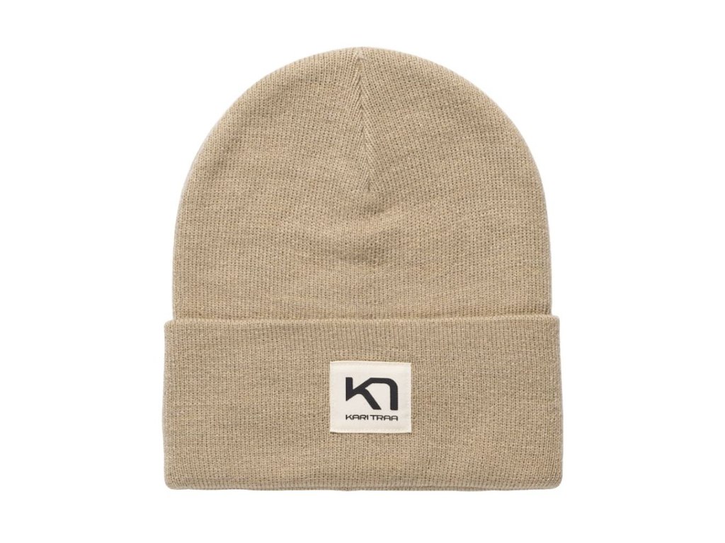 Røthe Beanie   Hue   Beige   One Size fra Kari Traa