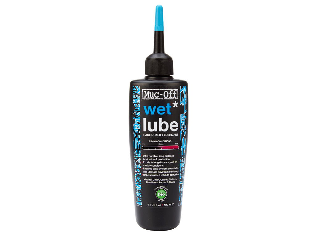 Muc Off Wet Lube   Kædeolie Til Våde Forhold   120 Ml fra Muc-off
