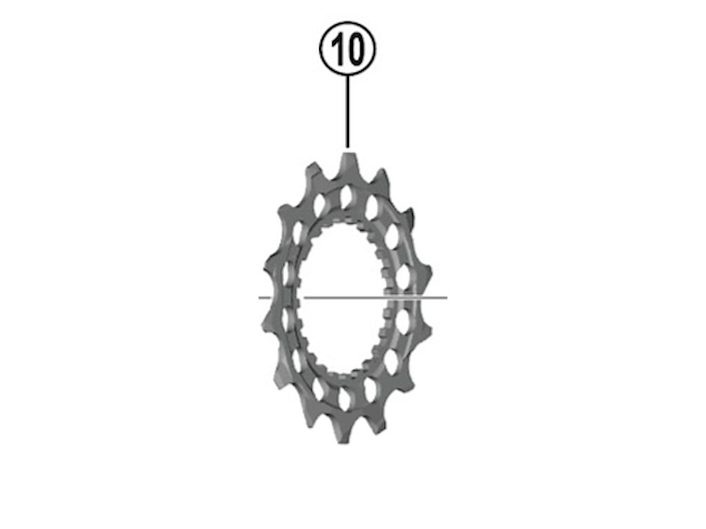 Xtr M9200 Klinge 14 Tands Til 12 Gears Kassette fra Shimano