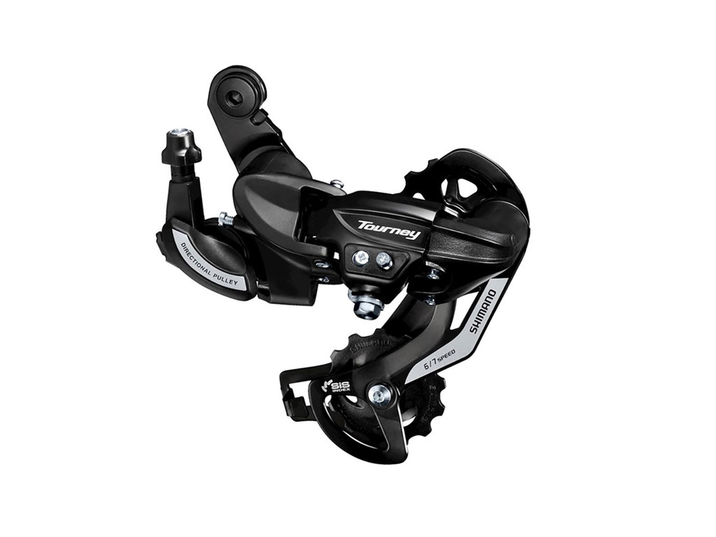 Tourney   Bagskifter Rd Ty500 D   1 2 3 Klinger Og 6 7 Gears Kassette fra Shimano