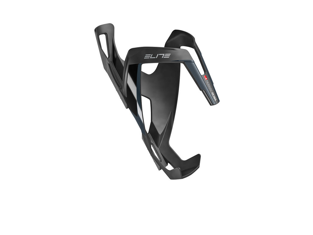Vico   Flaskeholder Carbon   Matsort Sort Grafik   23 Gram fra Elite