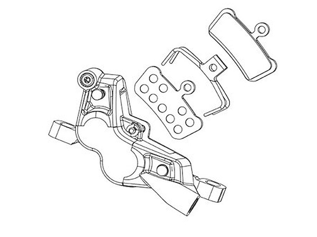 Force Axs E1 Reservedelskit Til Hydraulisk Bremsekaliber fra Sram