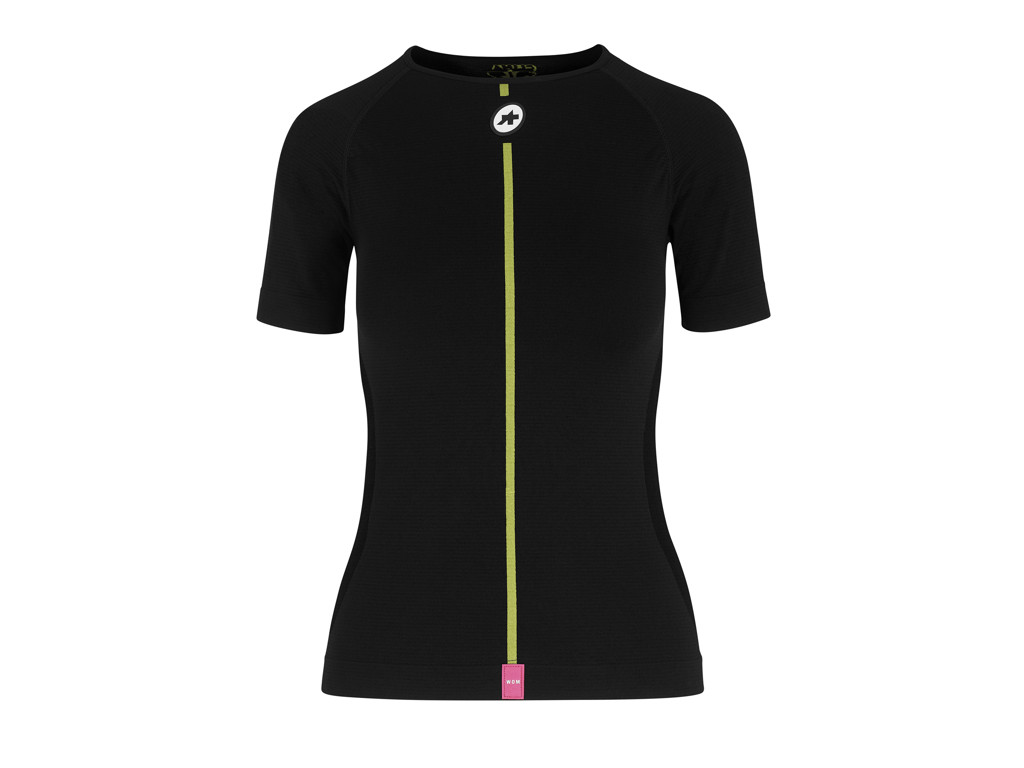 Womenâs Spring Fall Ss Skin Layer   Cykeltrøje K æ   Sort   Str. Ii fra Assos