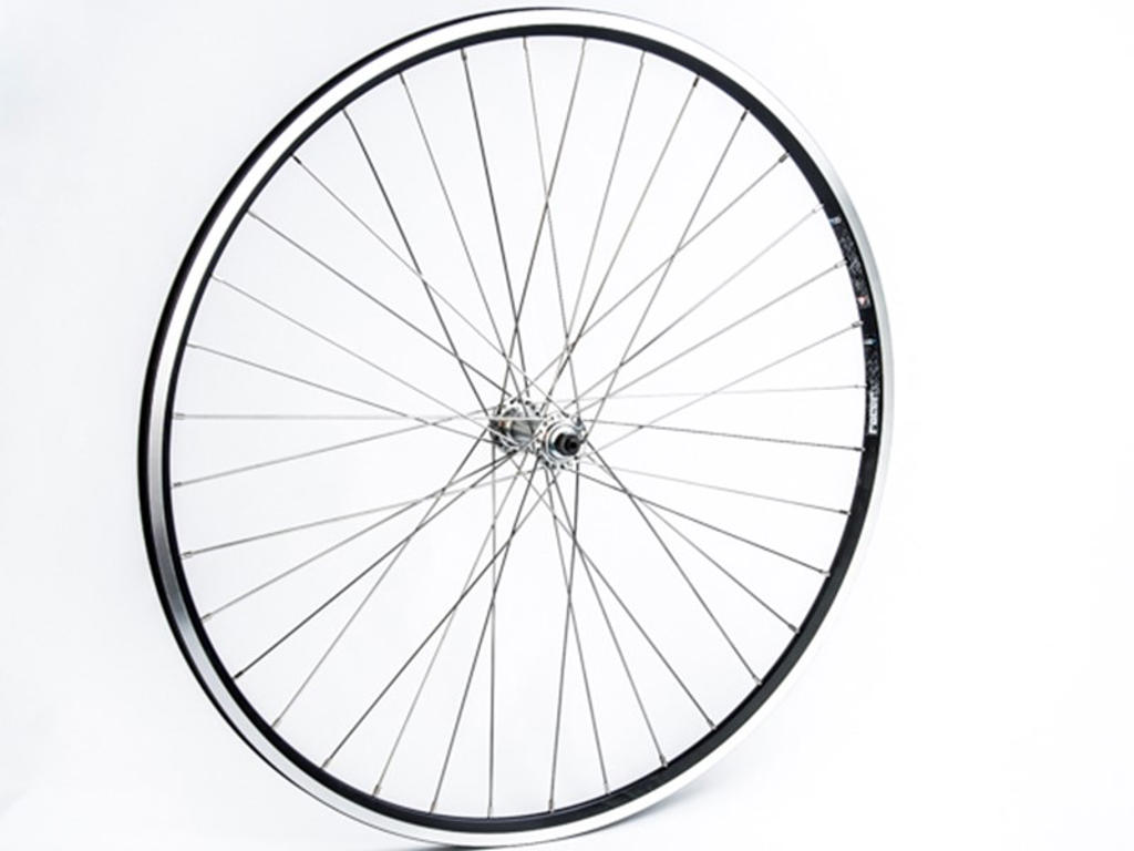 City Mtb Forhjul   700c   Qr Nav   Mach1 Cfx 13,4 Mm Fælg   Sort Sølv fra Connect