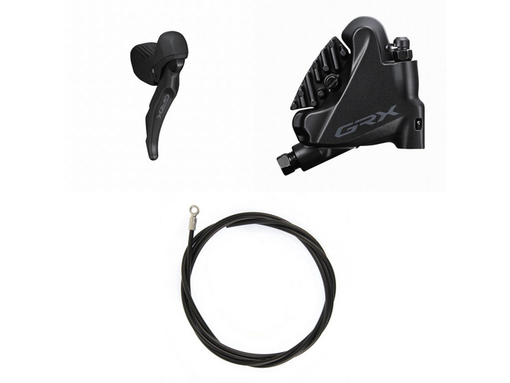 Grx   Skifte Og Bremsegrebssæt   Br Rx400 St Rx610   Højre Bag   Hydraulisk   Sort fra Shimano