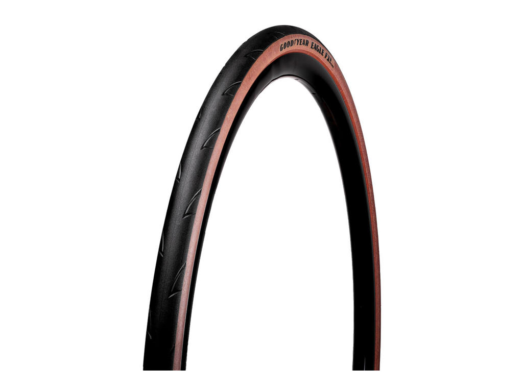 Eagle F1 R Tube   Foldedæk Road   700x25c   Transparent fra Goodyear