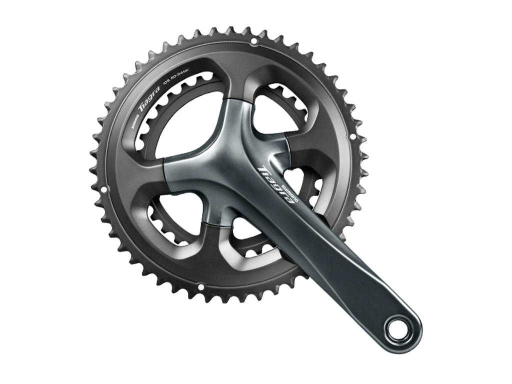 Tiagra   Kranksæt Fc 4700  Dobbelt 52 36 Tands   170mm Pedalarme fra Shimano
