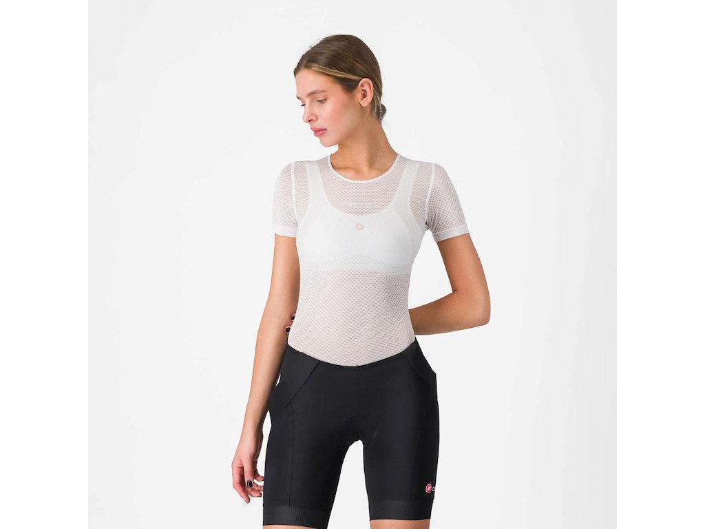 Pro Mesh Baselayer   Svedundertrøje   Korte ærmer   Dame   Hvid   M fra Castelli