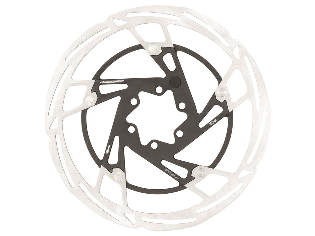 Pro Lr2 Rotor Bremseskive   180 Mm Til 6 Bolt Montering   Aluminium fra Jagwire
