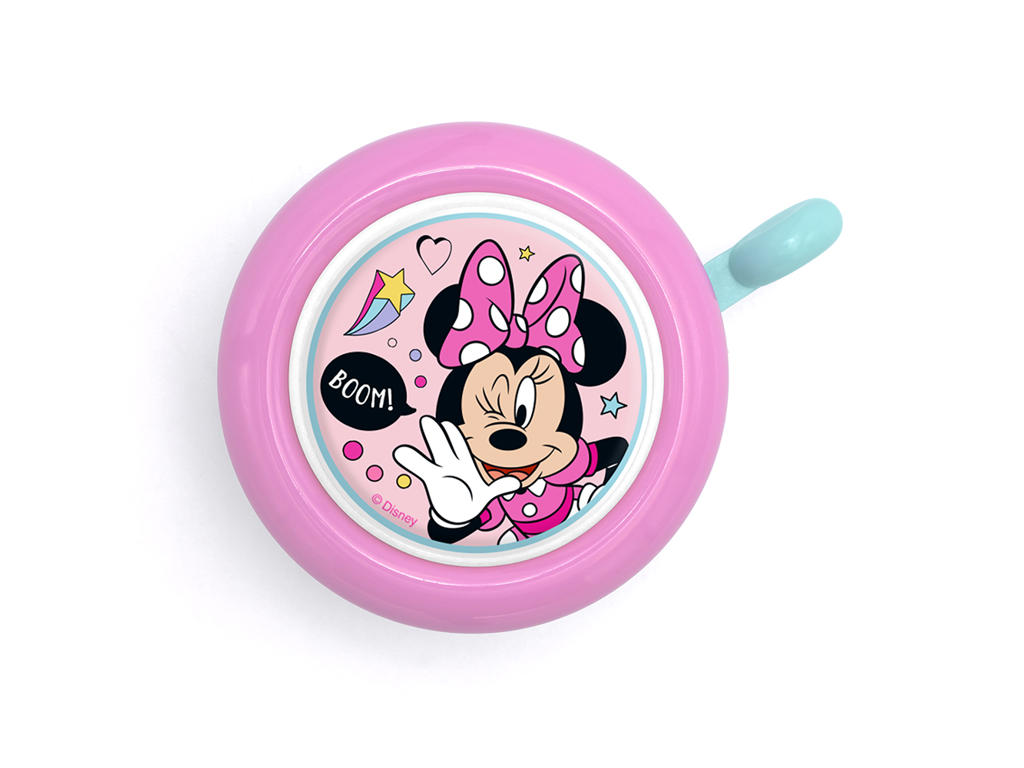 Minnie Mouse   Ringeklokke Til Børnecykel   Pink    Str. ø55mm fra Seven
