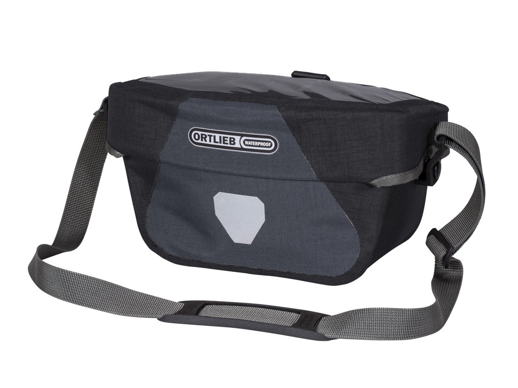 Ultimate Six Plus   Styrtaske   5 Liter   Grå Sort fra Ortlieb