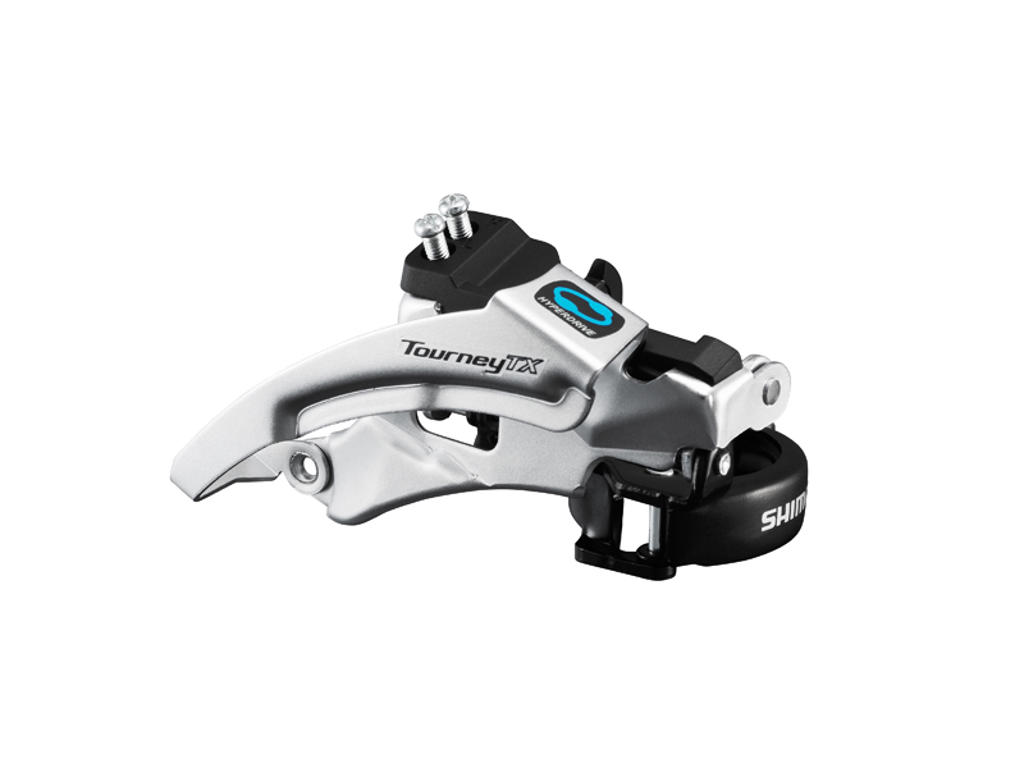 Tourney   Forskifter Fd Tx800 Ts6   3x7 8 Gear Trekking Low Clamp Med Bånd fra Shimano