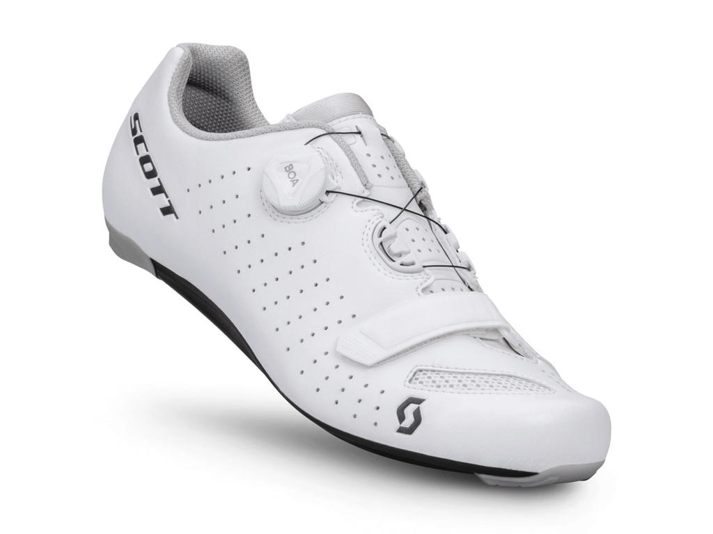 Road Comp Boa   Landevejssko   White Black   Str. 43 fra Scott
