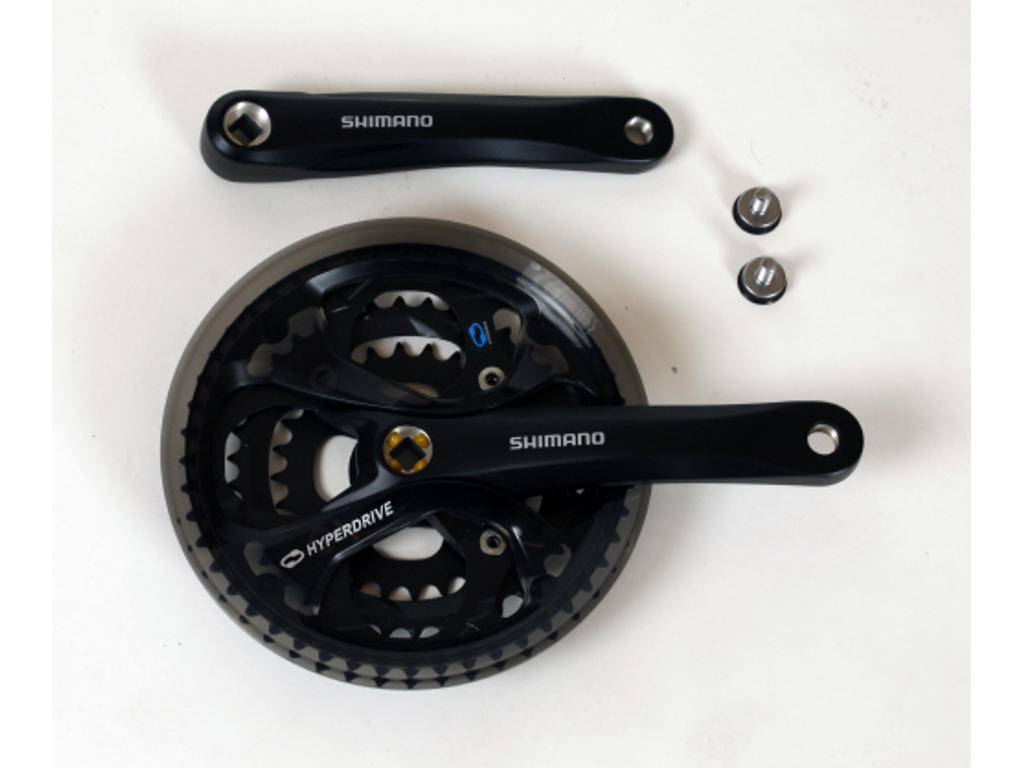 Kranksæt   Acera M361 Sort Triple 48 38 28 Tands 175 Mm fra Shimano