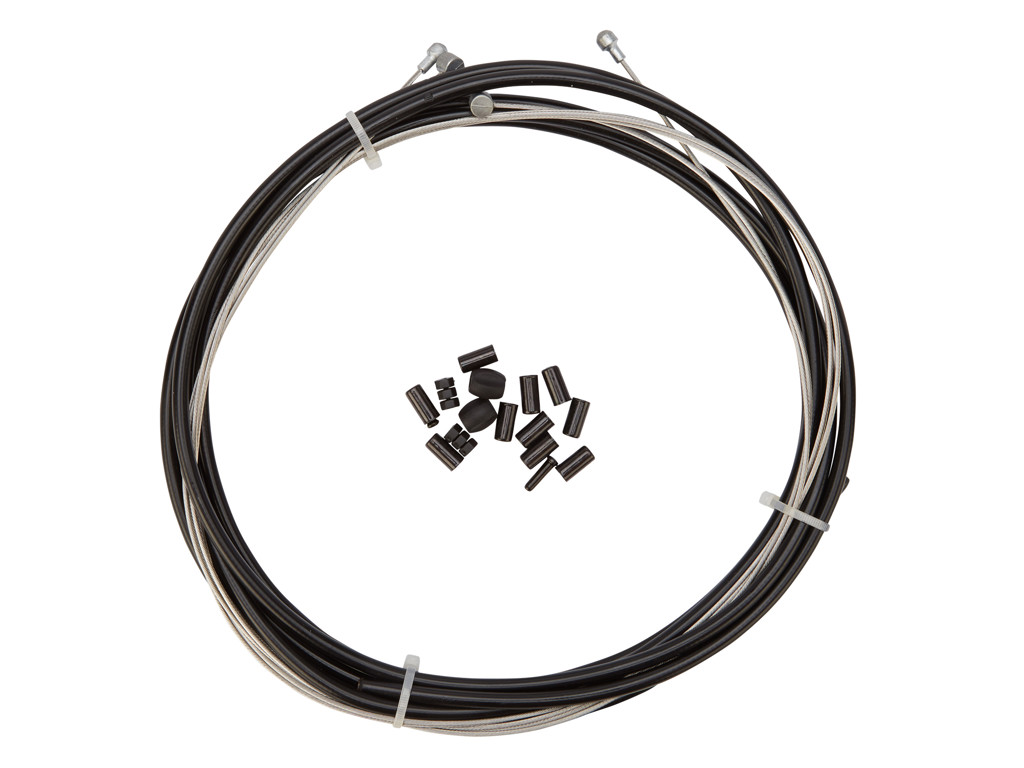 Bremsekabel   5 Mm   1100mm 1700mm   Sort   Sæt Til For  Og Bag fra Ongear