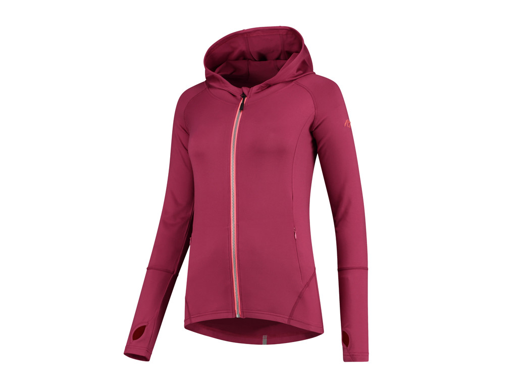 Aura   Sports Trøje Hooded   Dame   Cerise Coral   Str. S fra Rogelli