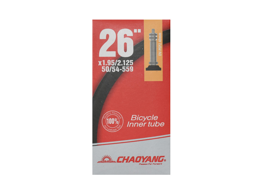 Slange 26 X 1.95 2.125 Med 40mm Lang Dunlop Ventil fra Chaoyang